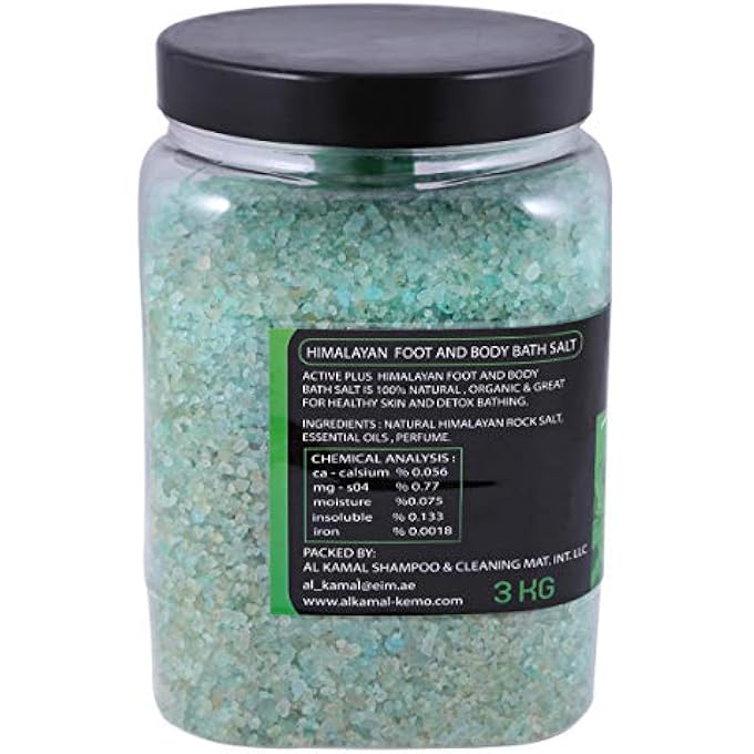 Active Plus Foot and Body Bath Salt,3kg (Green) - Image 2